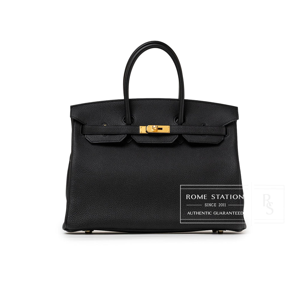 Hermès Birkin 35 Black Togo Gold Hardware