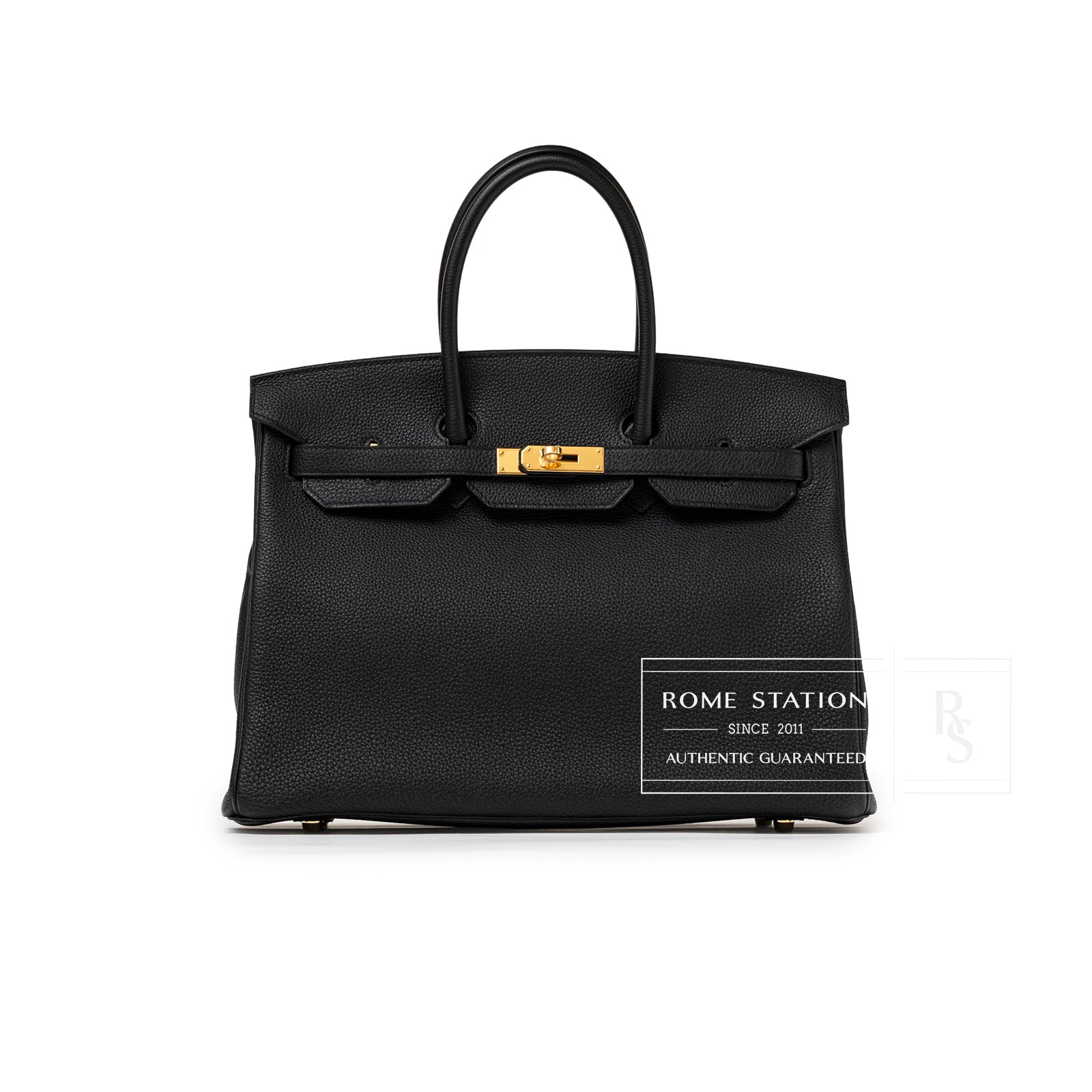 Hermès Birkin 35 Black Togo Gold Hardware