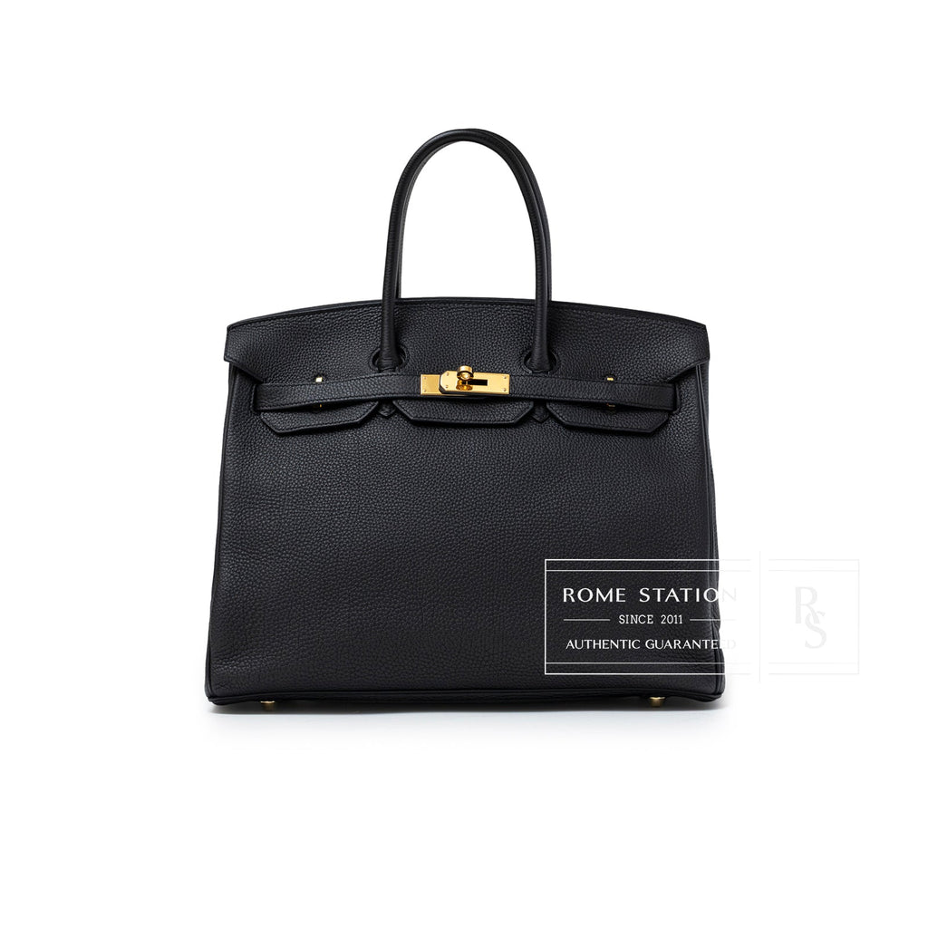 Hermès Birkin 35 Black Togo Gold Hardware
