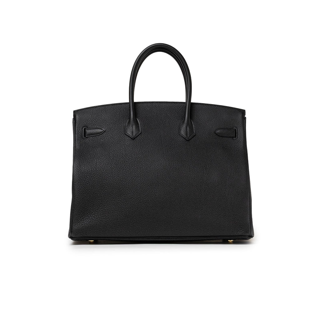 Hermès Birkin 35 Black Togo Gold Hardware