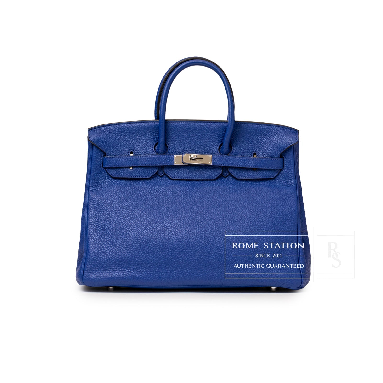 Hermès Birkin 35 Blue Electric Togo Palladium Hardware