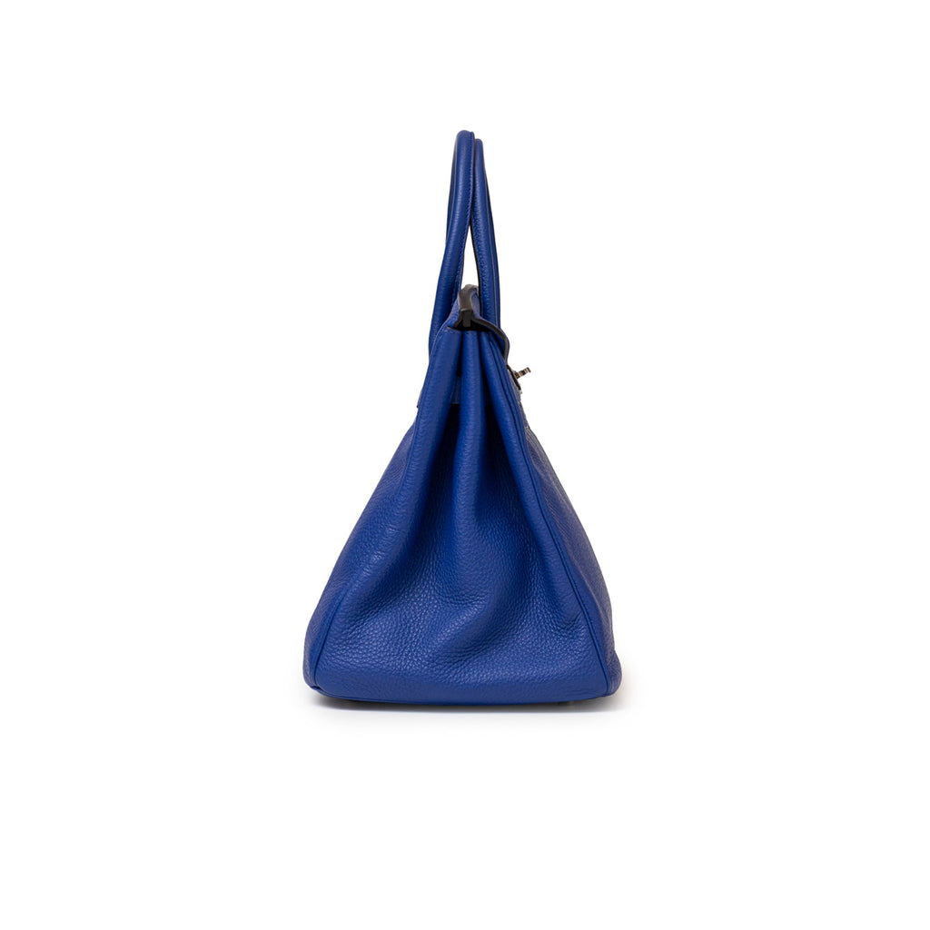Hermès Birkin 35 Blue Electric Togo Palladium Hardware