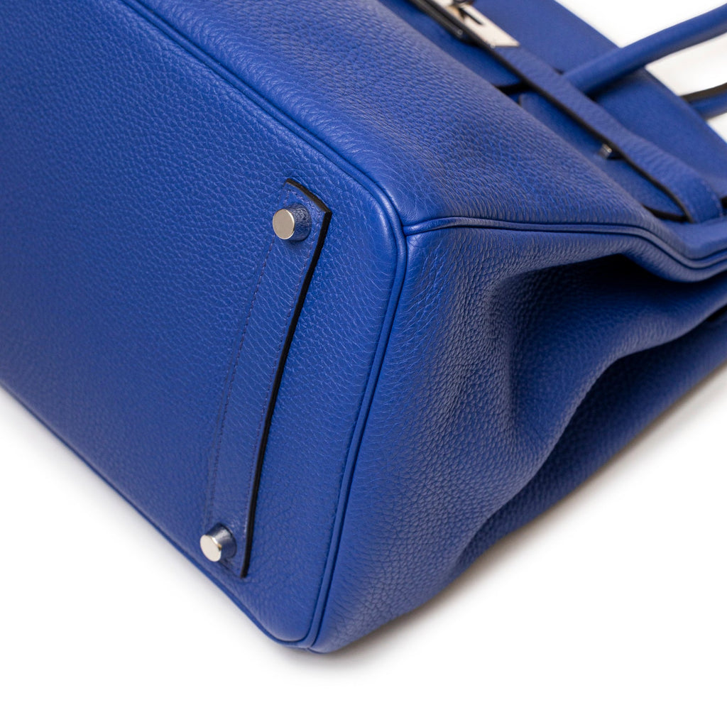 Hermès Birkin 35 Blue Electric Togo Palladium Hardware