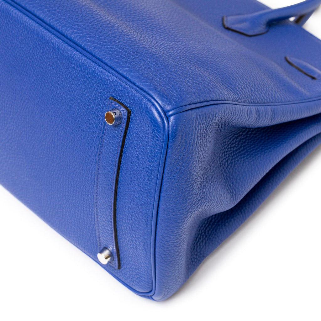 Hermès Birkin 35 Blue Electric Togo Palladium Hardware