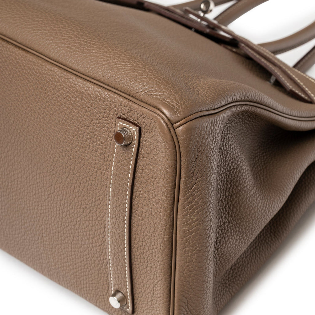 Hermès Birkin 35 Etoupe Togo Palladium Hardware