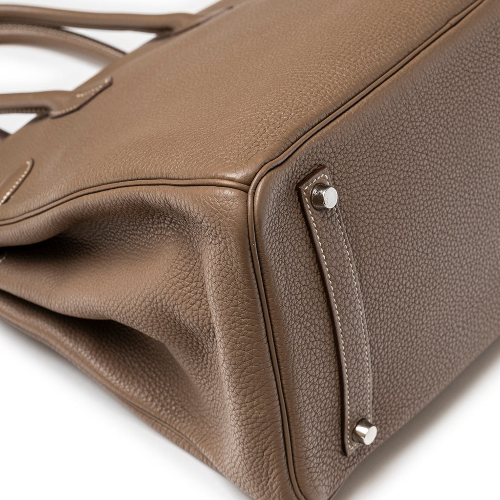 Hermès Birkin 35 Etoupe Togo Palladium Hardware