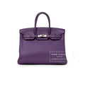 Hermès Birkin 35 Violet Togo Palladium Hardware