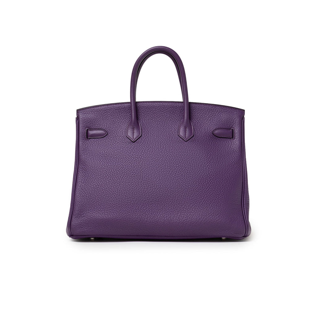 Hermès Birkin 35 Violet Togo Palladium Hardware