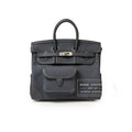 Hermès Birkin Cargo 25 Gris Misty Swift and Toile Canvas Palladium Hardware