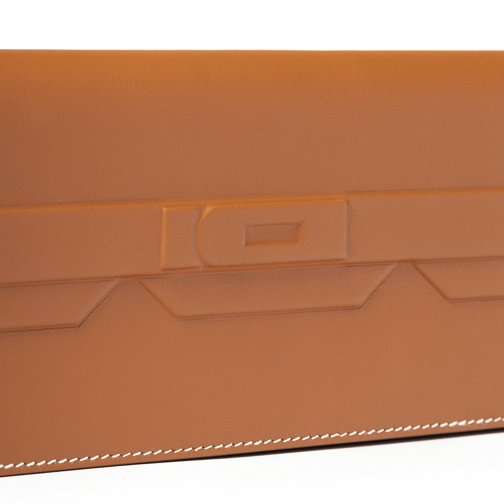 Hermès Birkin Shadow Clutch Gold Swift