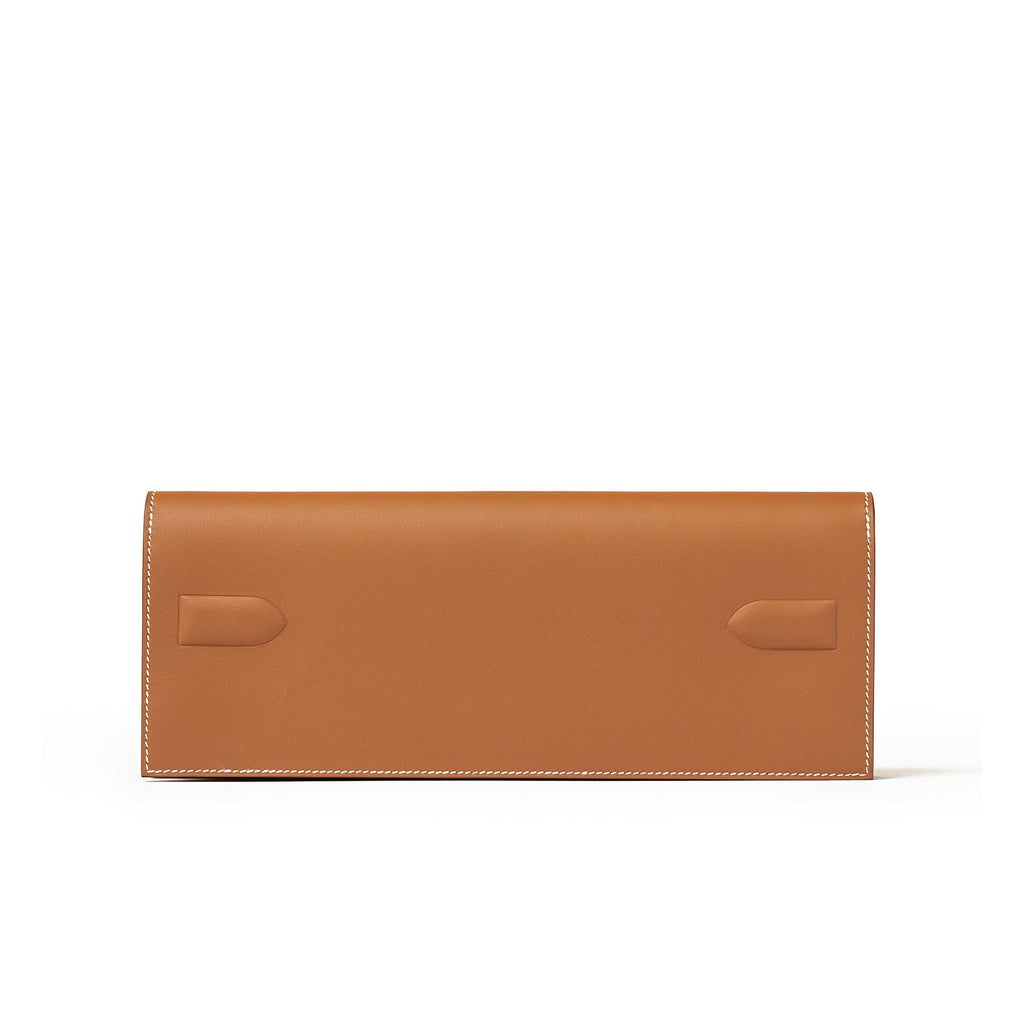 Hermès Birkin Shadow Clutch Gold Swift