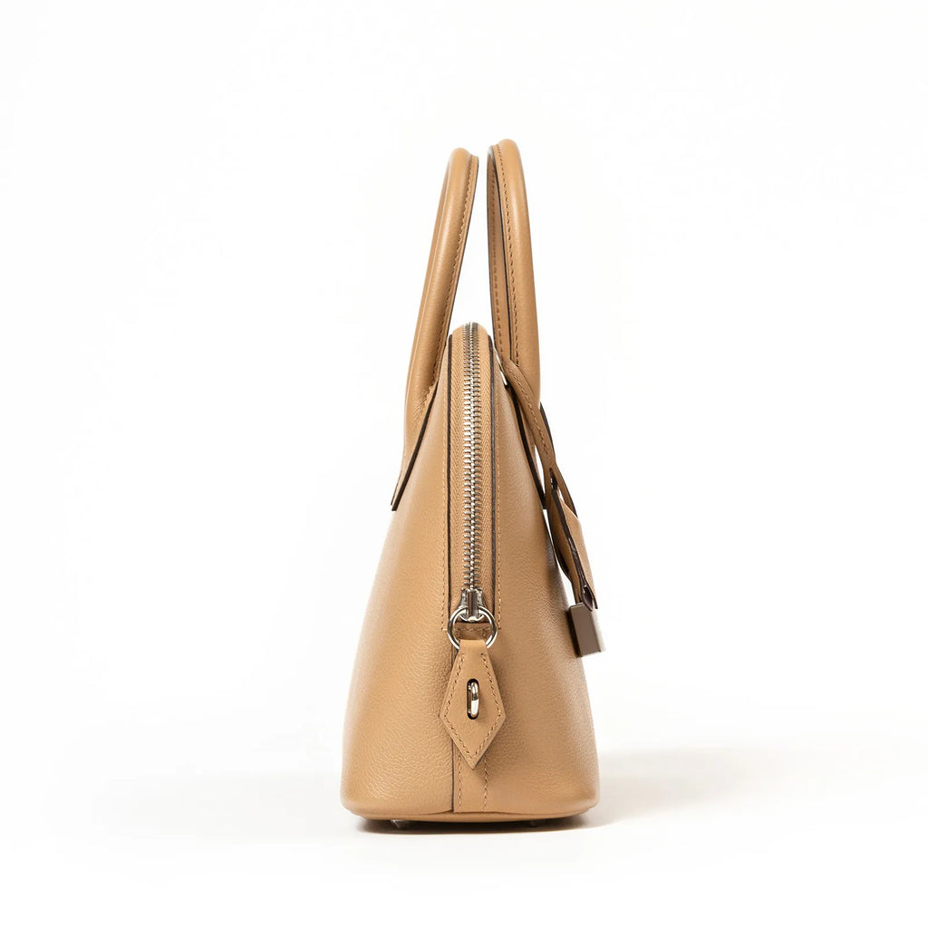 Hermès Bolide 25 Chai/Mauve Sylvestre Evercolor Palladium Hardware