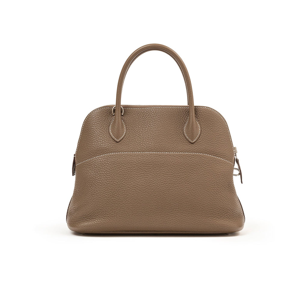 Hermès Bolide 31 Etoupe Clemence Palladium Hardware