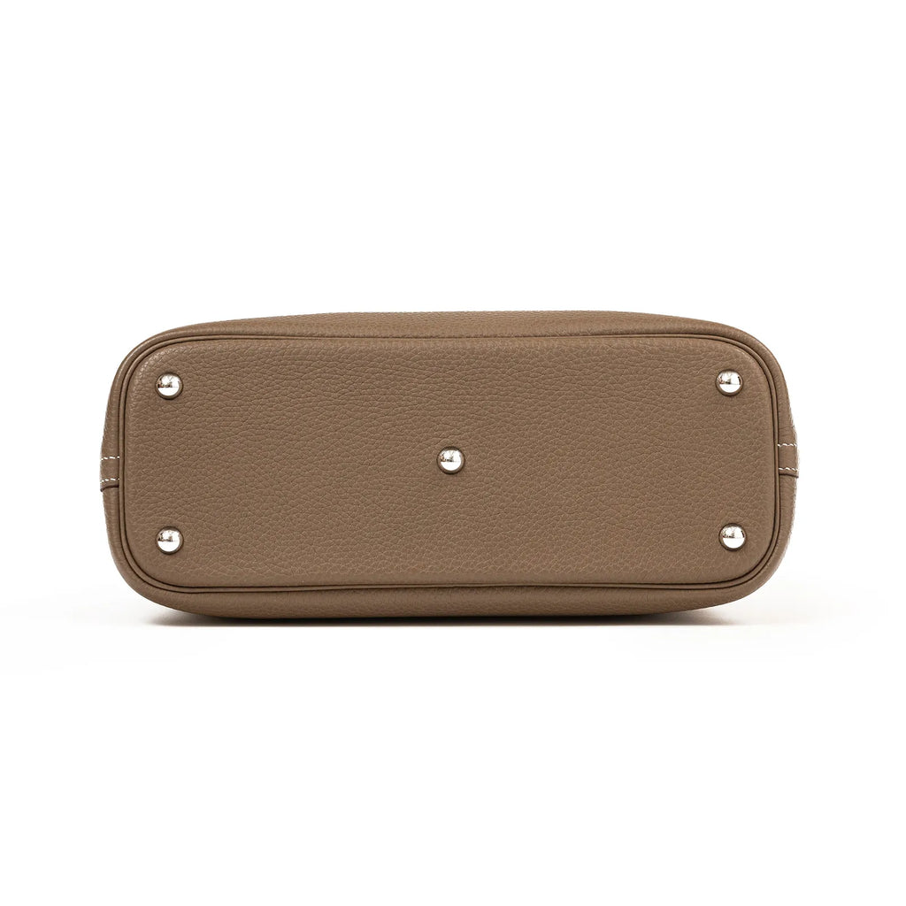 Hermès Bolide 31 Etoupe Clemence Palladium Hardware