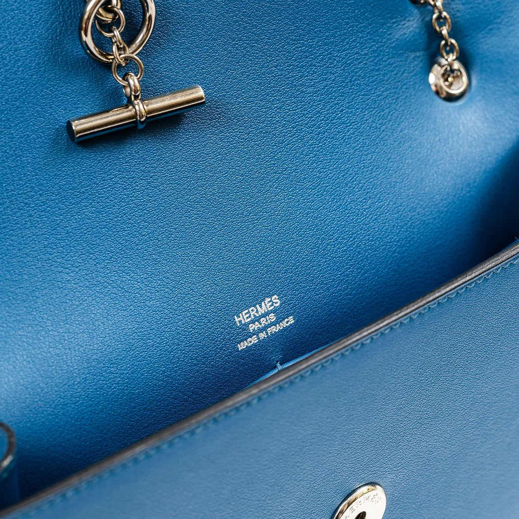 Hermès Catenina Blue de Galic Swift Palladium Hardware