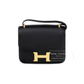 Hermès Constance 18 Black Epsom Gold Hardware
