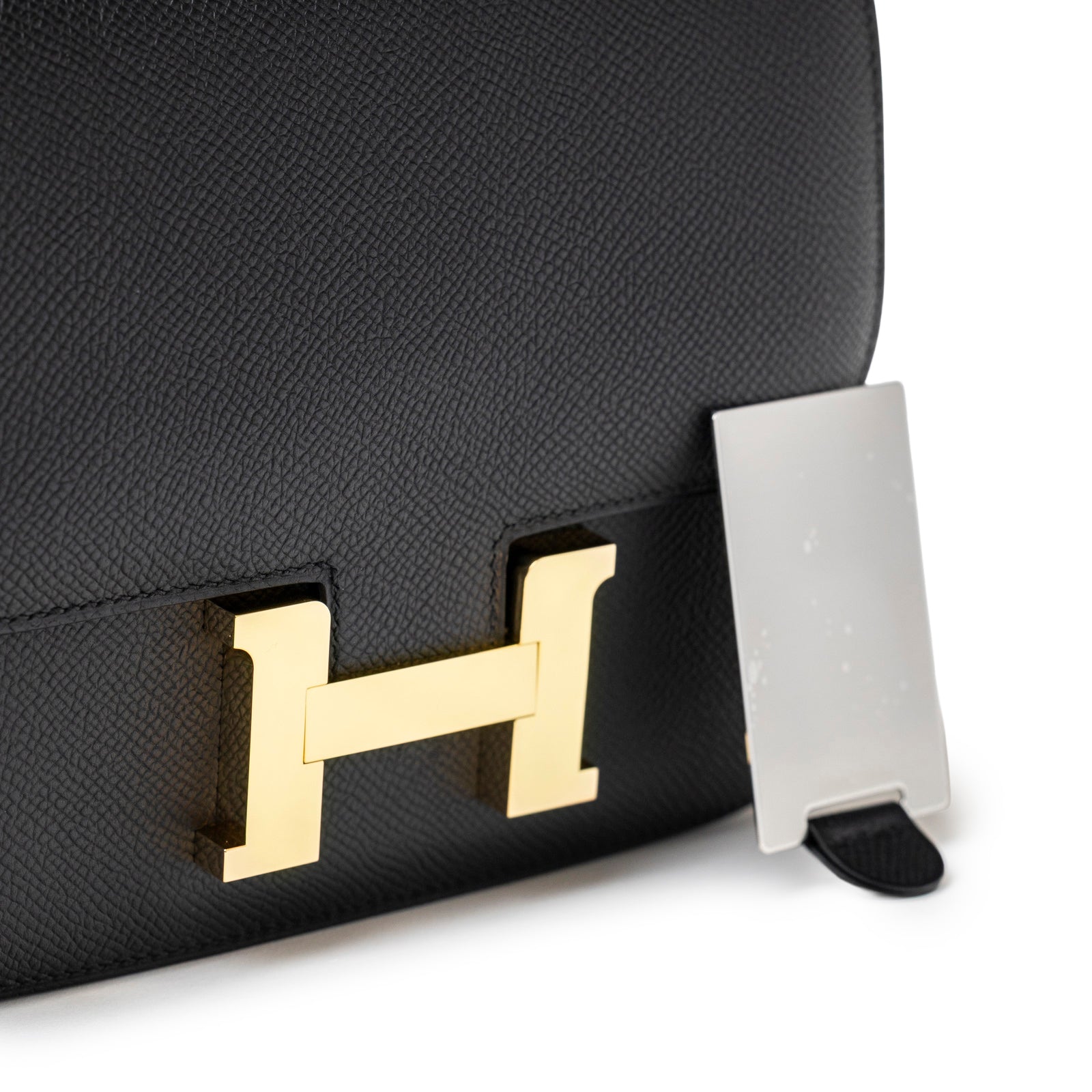 Hermès Constance 18 Black Epsom Gold Hardware