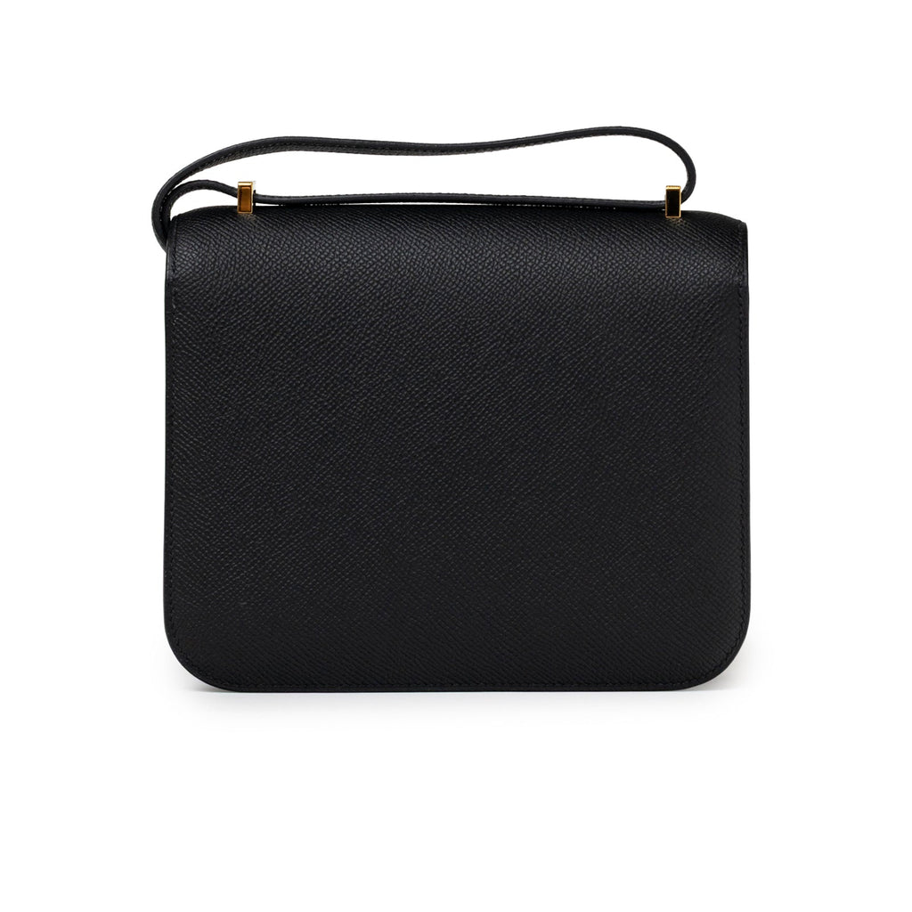 Hermès Constance 18 Black Epsom Gold Hardware
