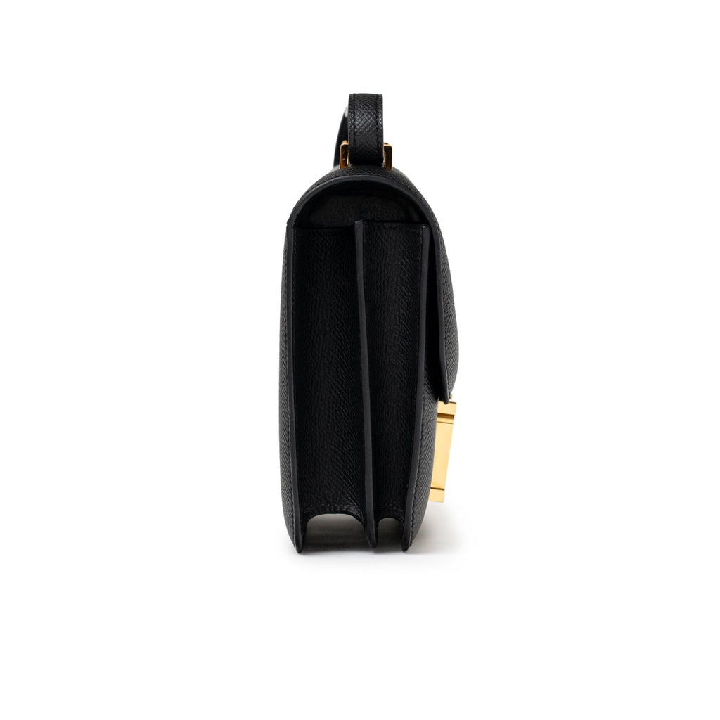 Hermès Constance 18 Black Epsom Gold Hardware
