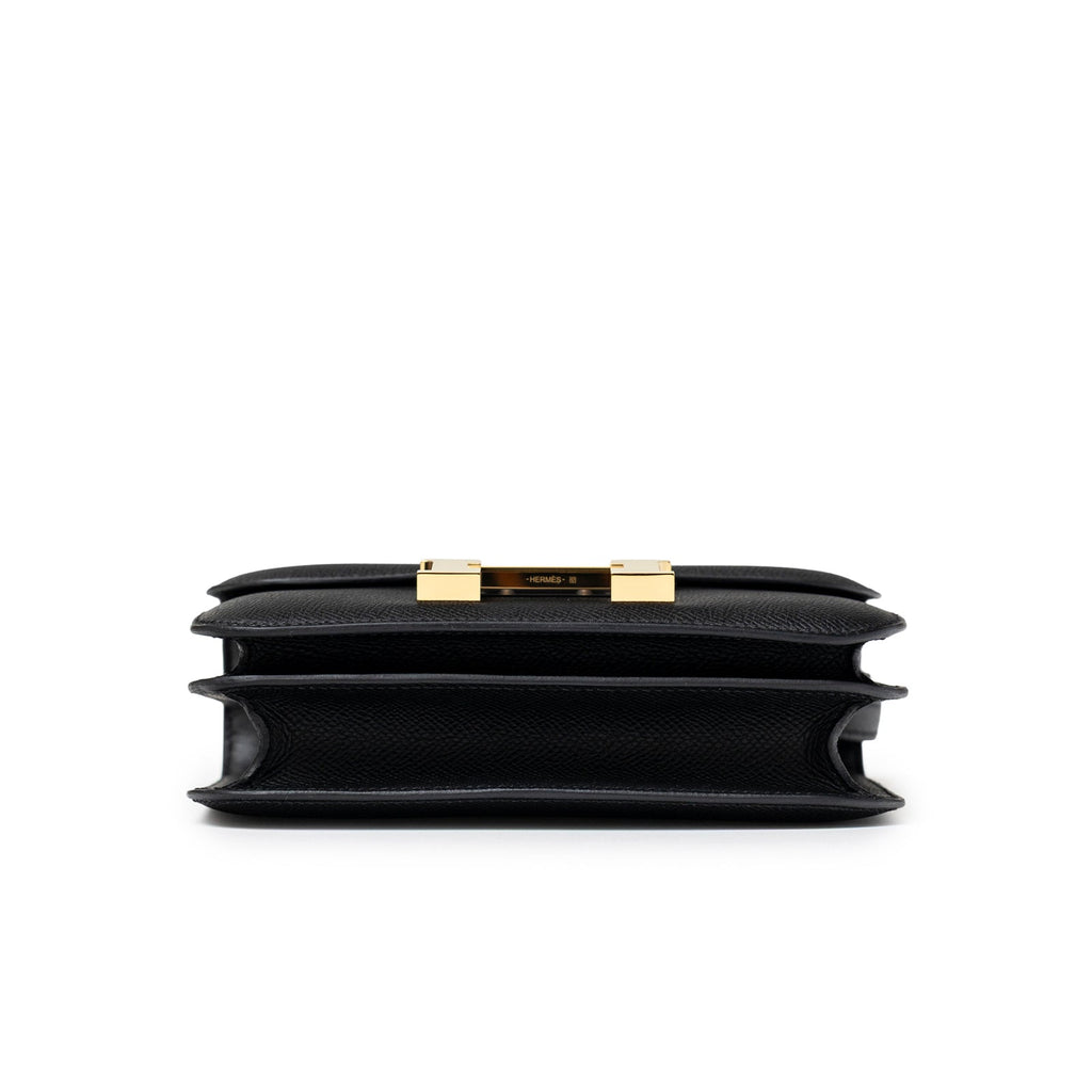 Hermès Constance 18 Black Epsom Gold Hardware