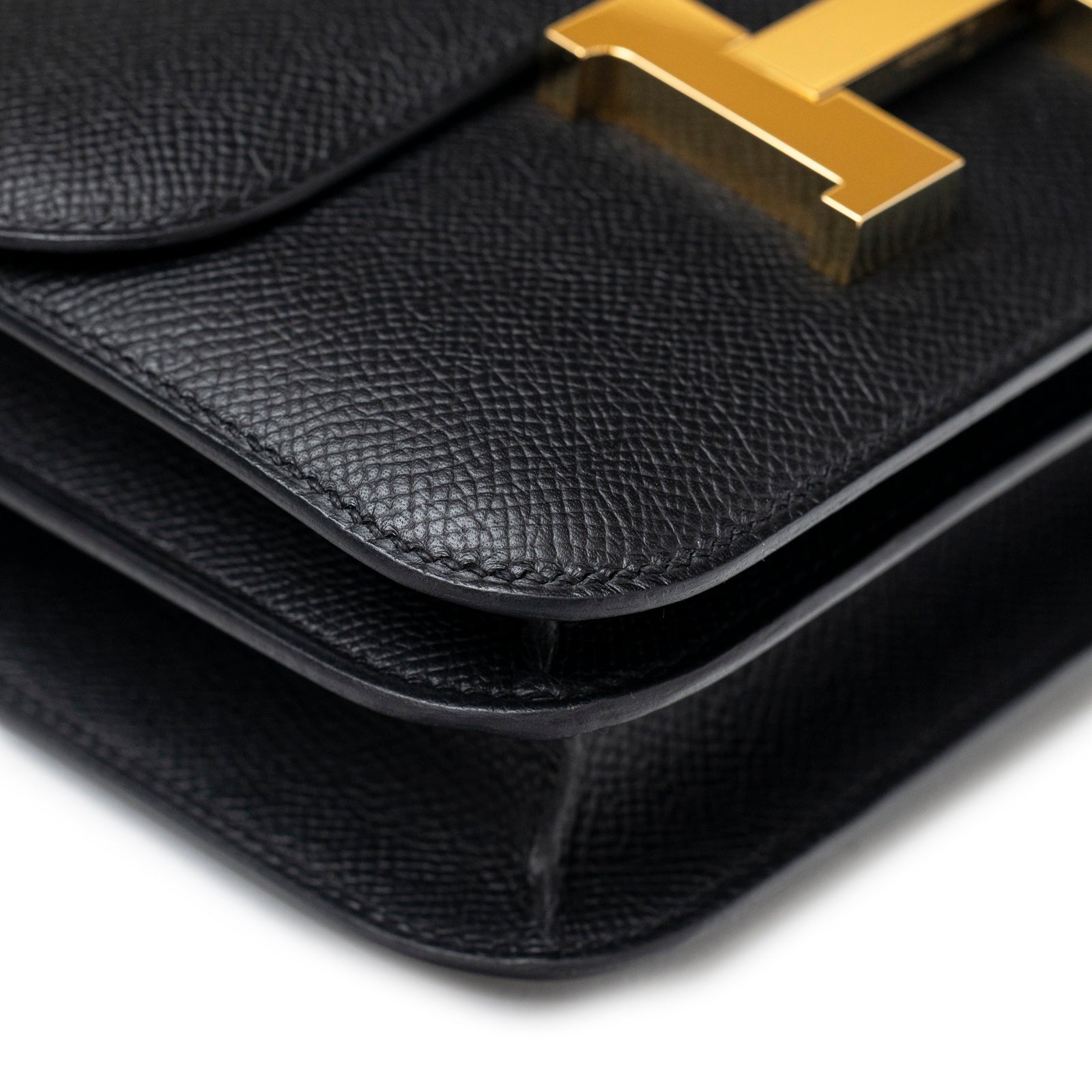 Hermès Constance 18 Black Epsom Gold Hardware