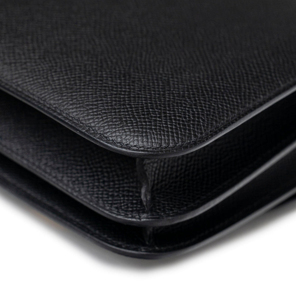 Hermès Constance 18 Black Epsom Gold Hardware