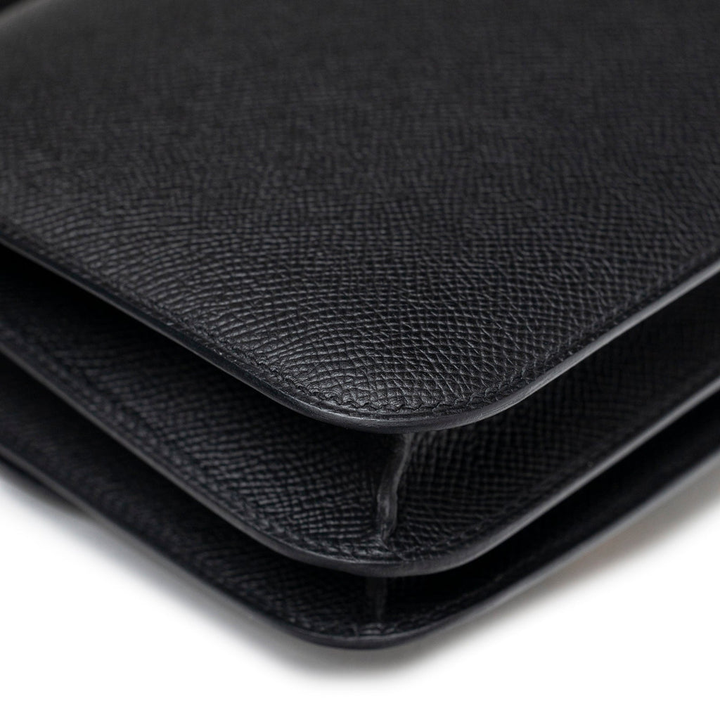 Hermès Constance 18 Black Epsom Gold Hardware