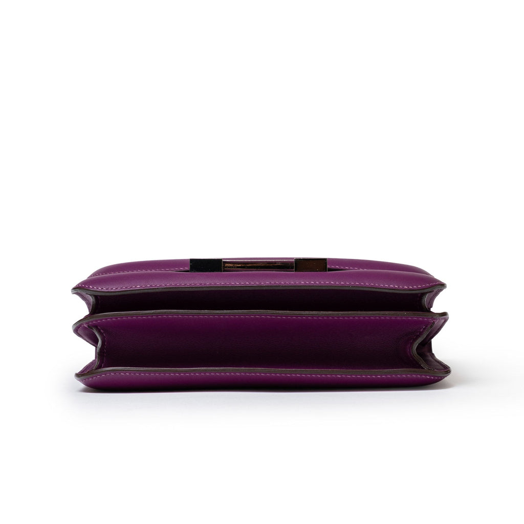 Hermès Constance 24 Anemone Swift Palladium Hardware