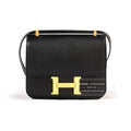 Hermès Constance 24 Black Epsom Gold Hardware