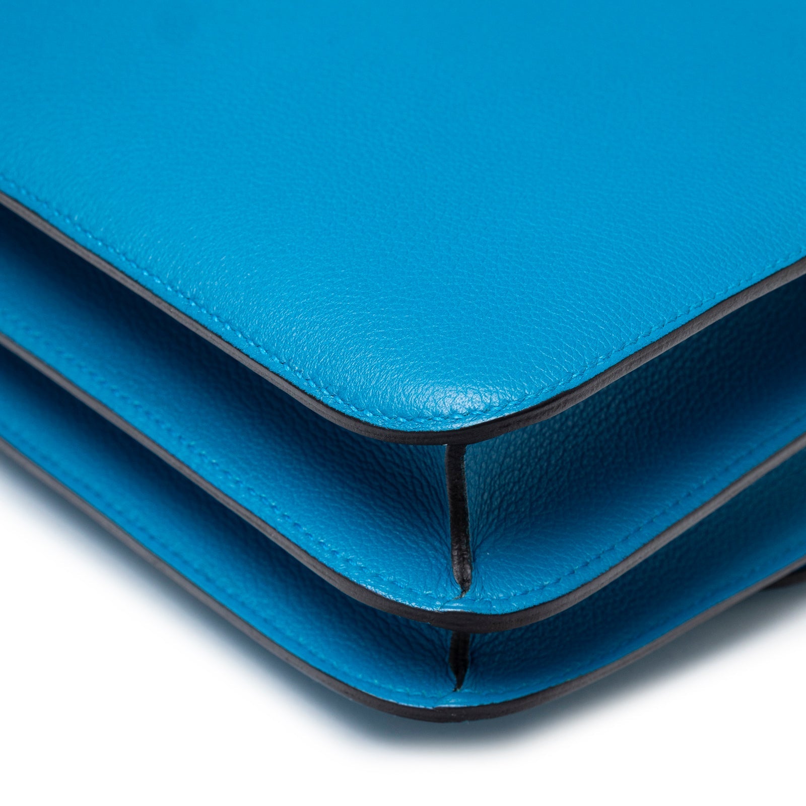 Hermès Constance 24 Blue Zanzibar Evercolor Gold Hardware