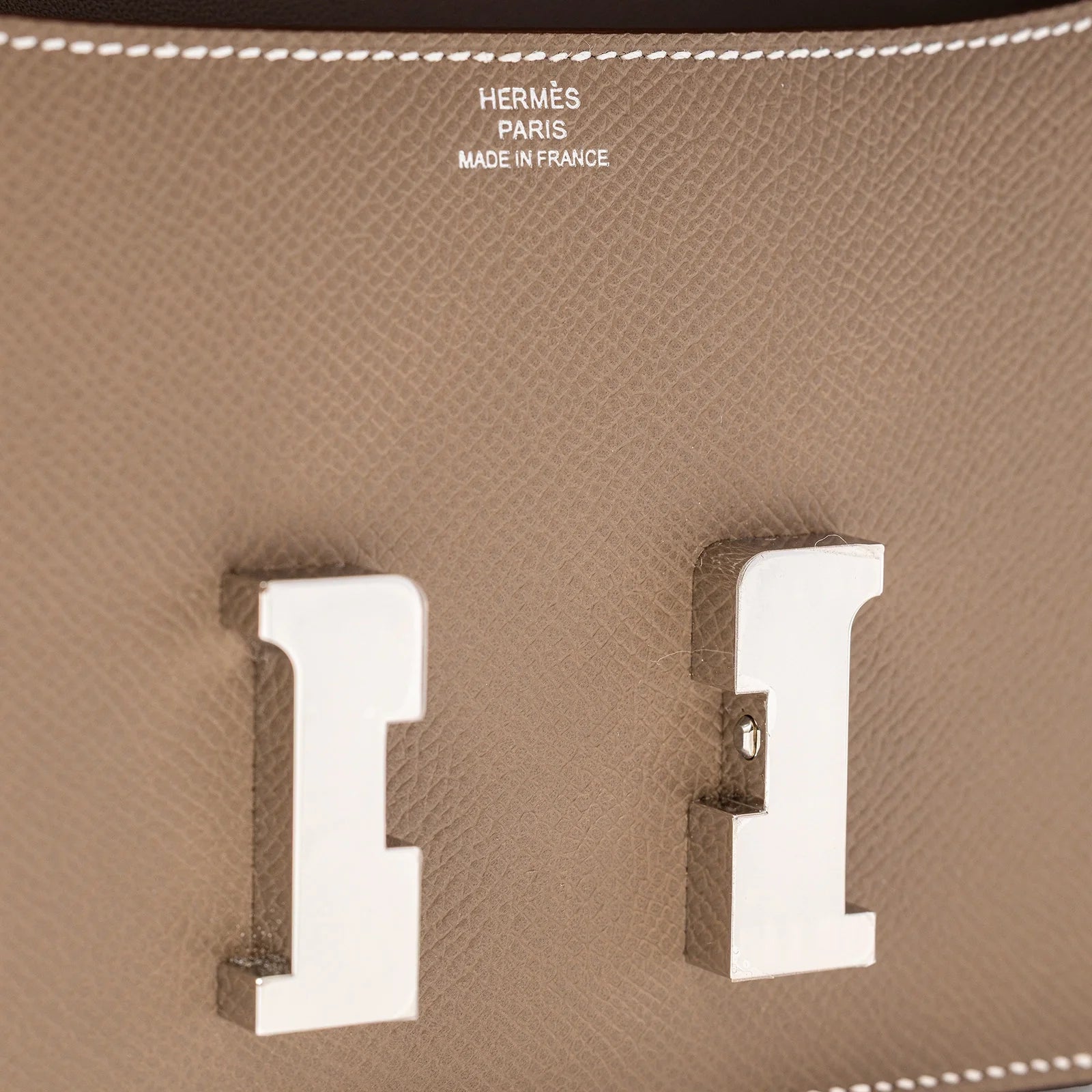 Hermès Constance Elan Etoupe Epsom Palladium Hardware