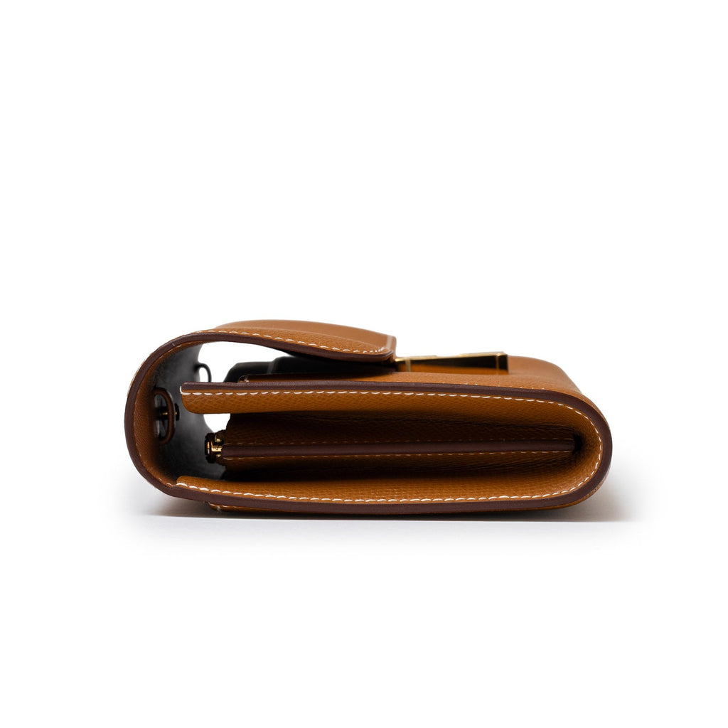 Hermès Constance To Go Gold Epsom Gold Hardware