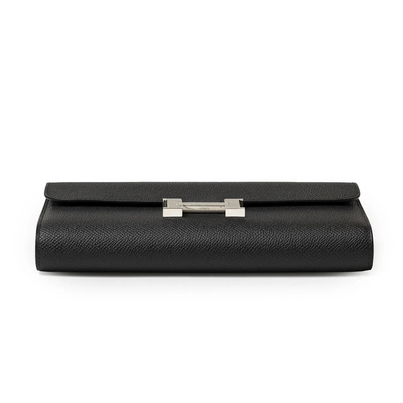 Hermès Constance To Go Wallet Black Epsom Palladium Hardware