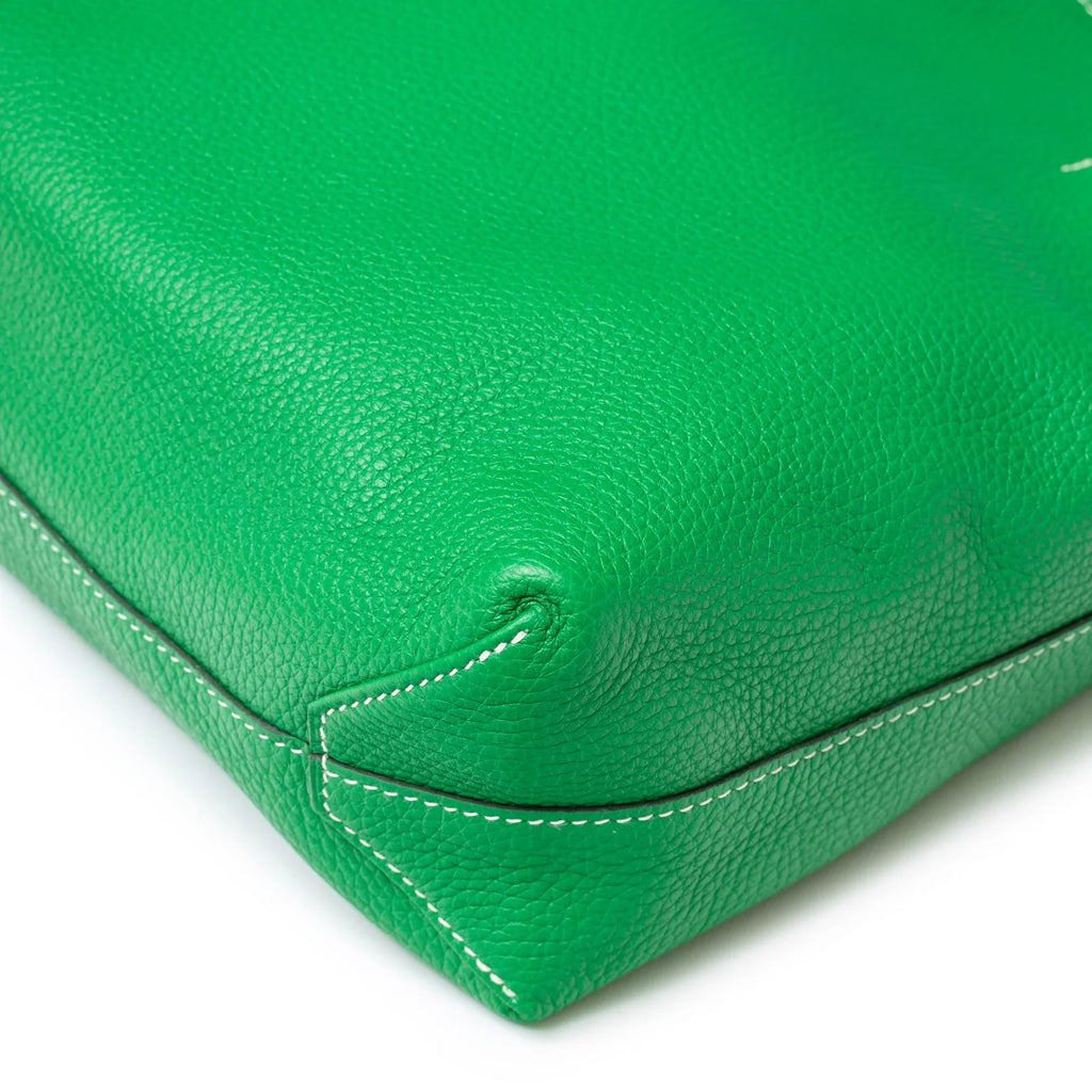 Hermès Double Sens 28 Blue/Vert Bicolor Clemence
