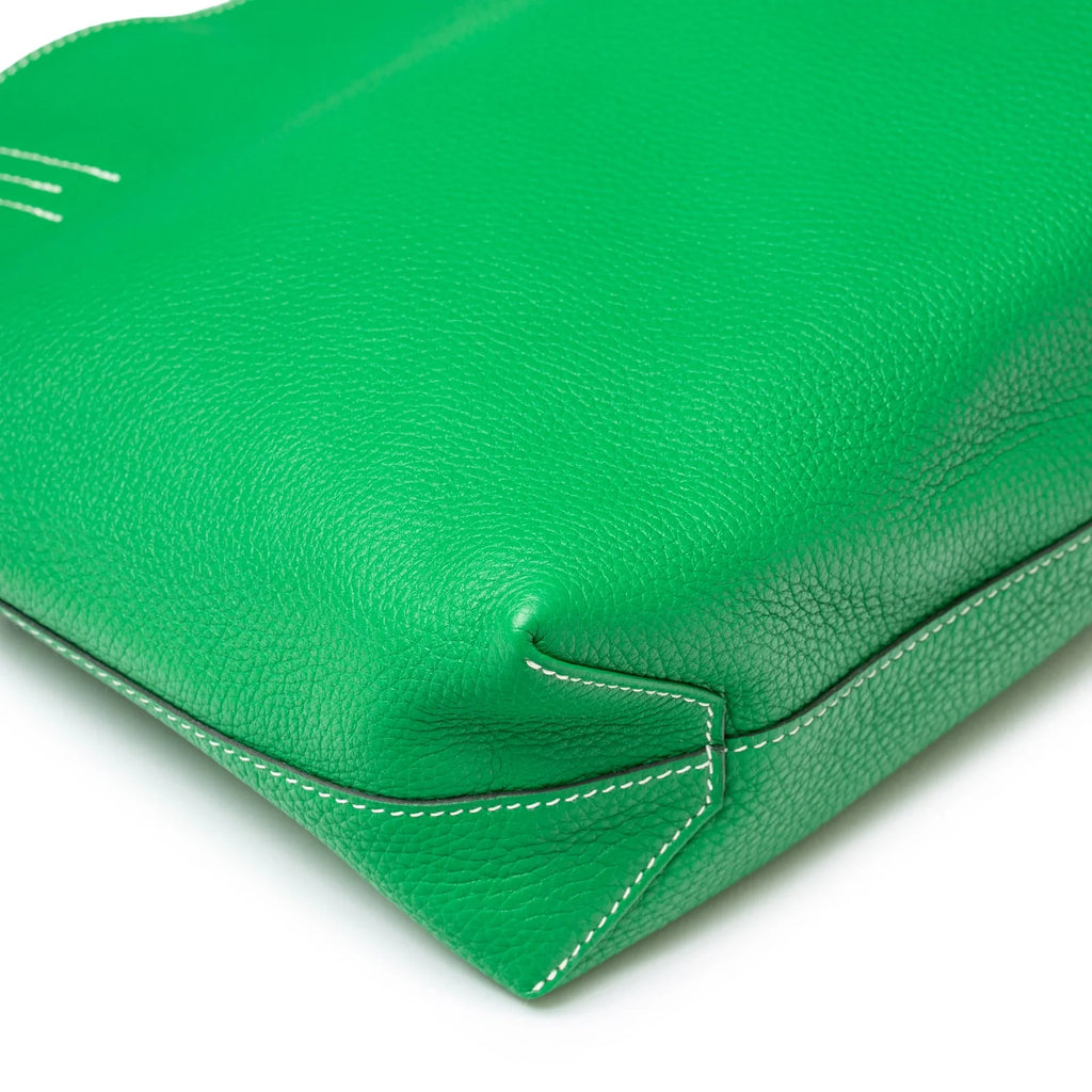 Hermès Double Sens 28 Blue/Vert Bicolor Clemence