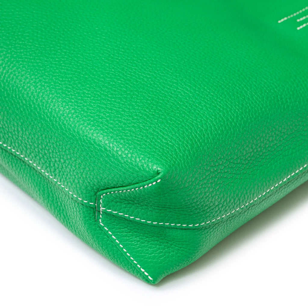 Hermès Double Sens 28 Blue/Vert Bicolor Clemence