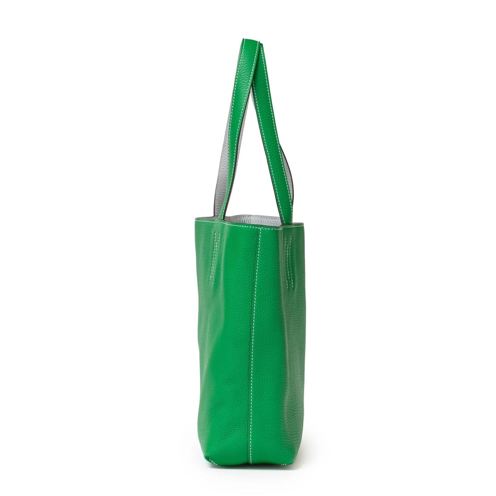 Hermès Double Sens 28 Blue/Vert Bicolor Clemence