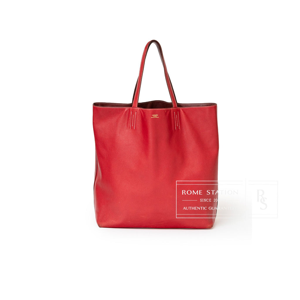 Hermès Double Sens 45 Rouge/Bicolor Swift
