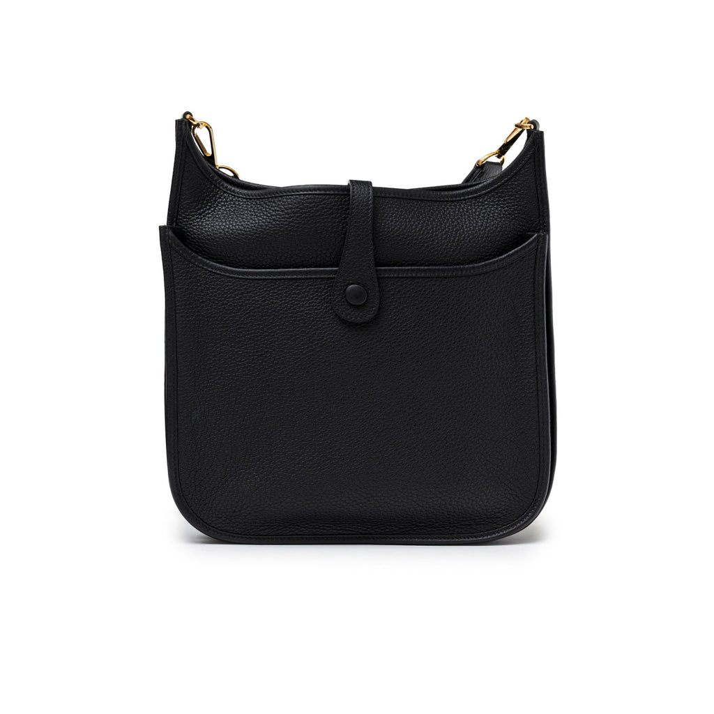 Hermès Evelyne PM 29 Black Clemence Gold Hardware