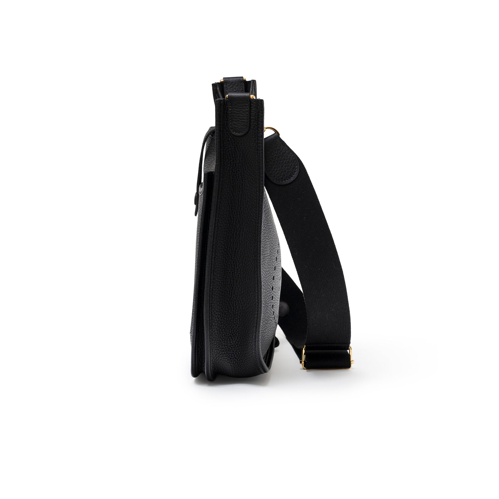 Hermès Evelyne PM 29 Black Clemence Gold Hardware