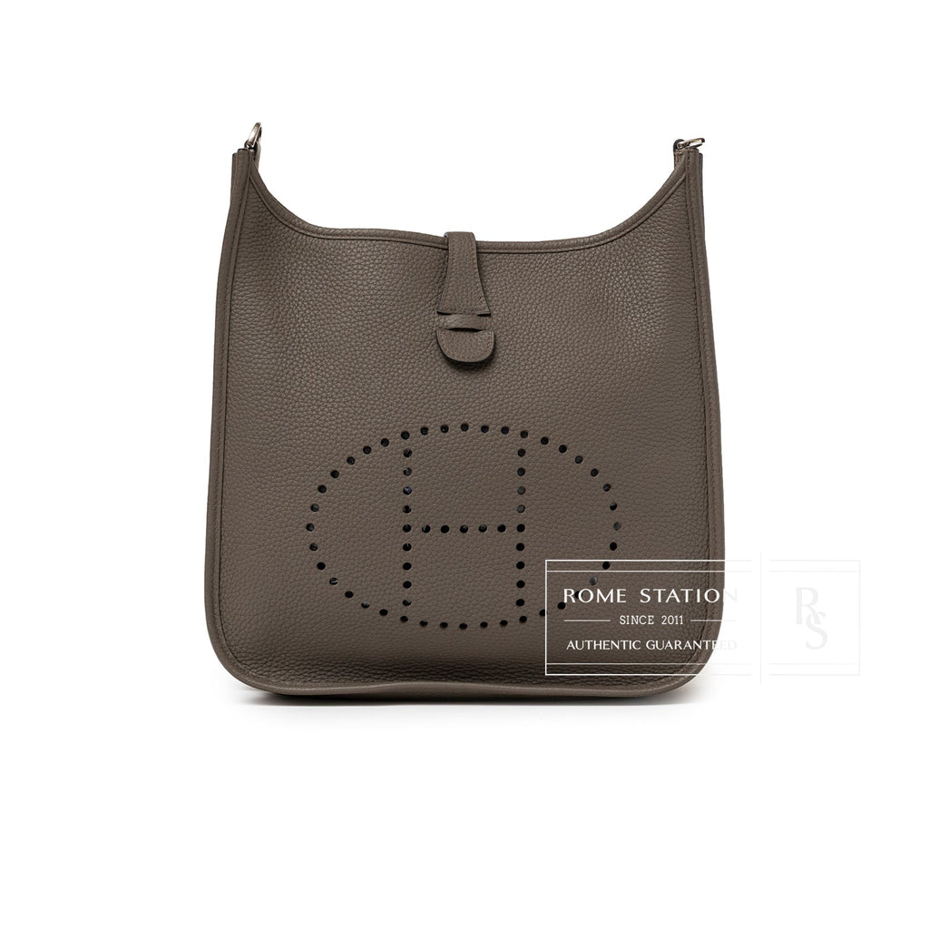 Hermès Evelyne PM 29 Etain Clemence Palladium Hardware