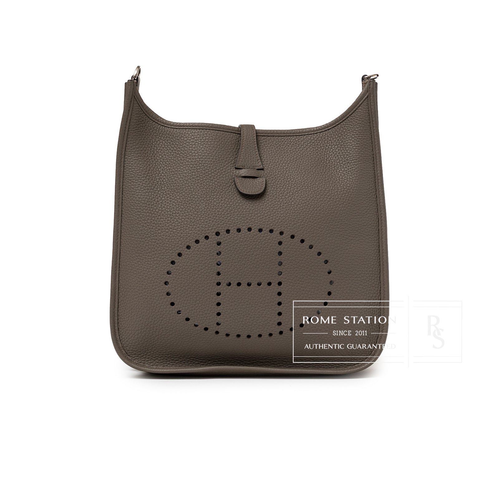 Hermès Evelyne PM 29 Etain Clemence Palladium Hardware