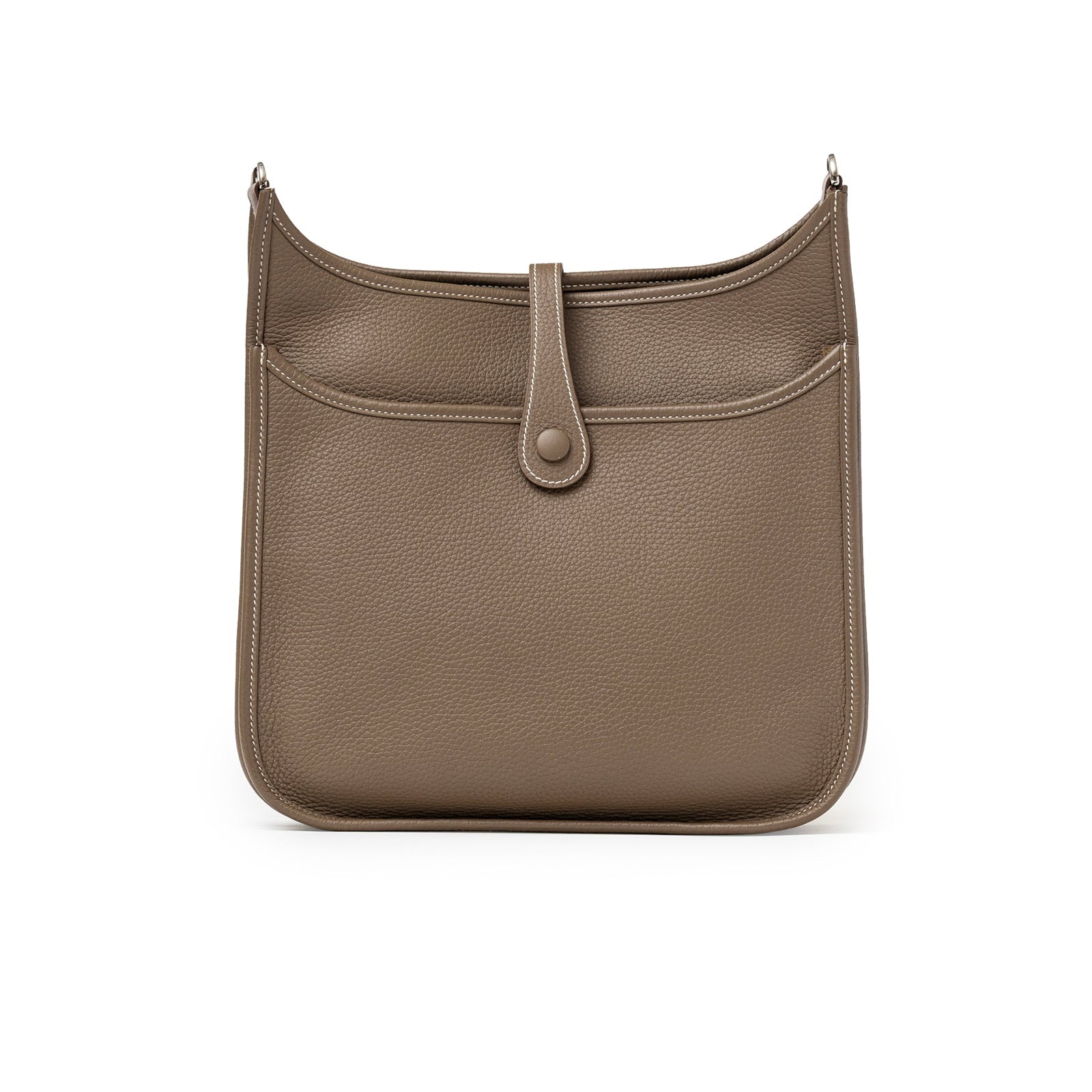 Hermès Evelyne PM 29 Etoupe Clemence Palladium Hardware