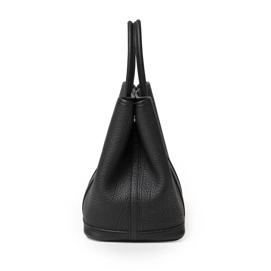Hermès Garden Party 30 Black Negonda Palladium Hardware