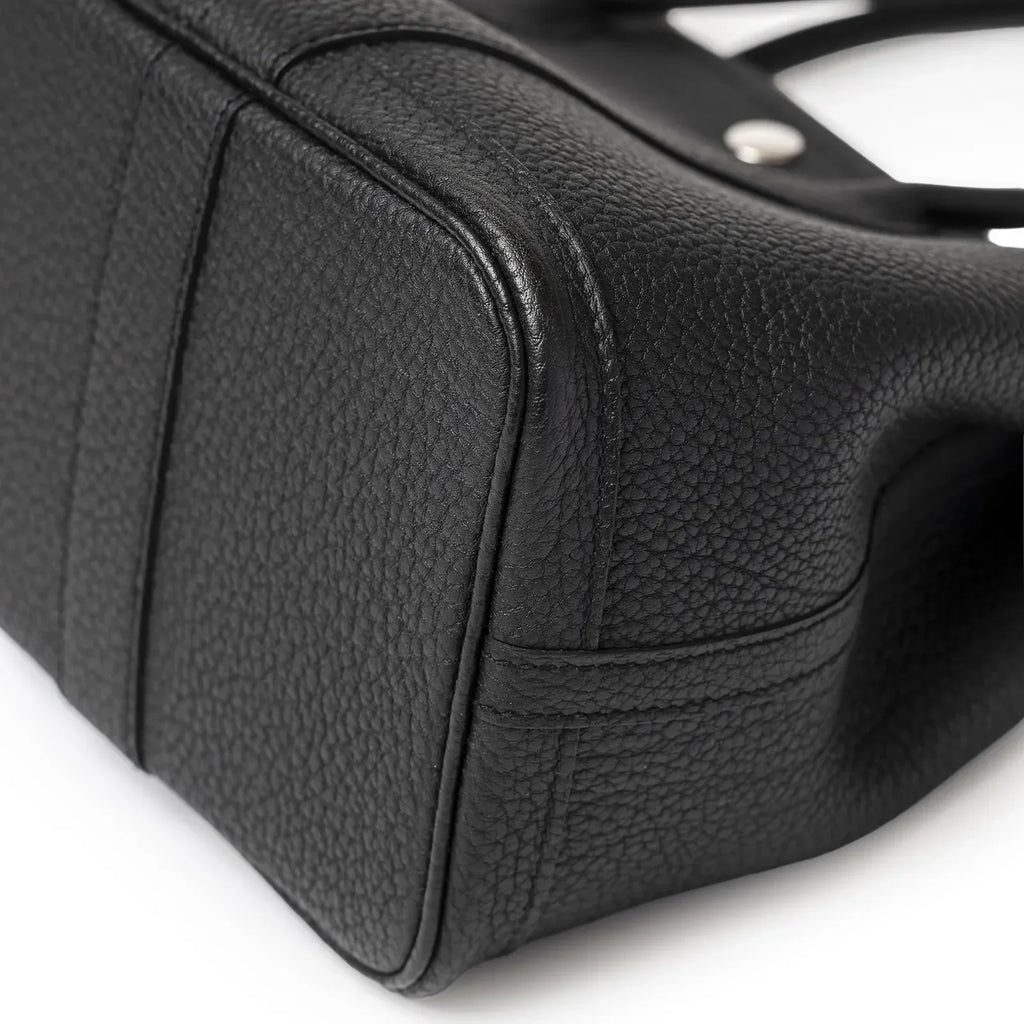 Hermès Garden Party 30 Black Negonda Palladium Hardware