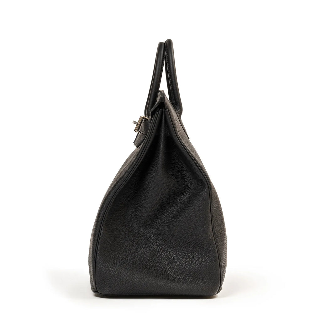 Hermès Hac Birkin 40 Black Togo Palladium Hardware