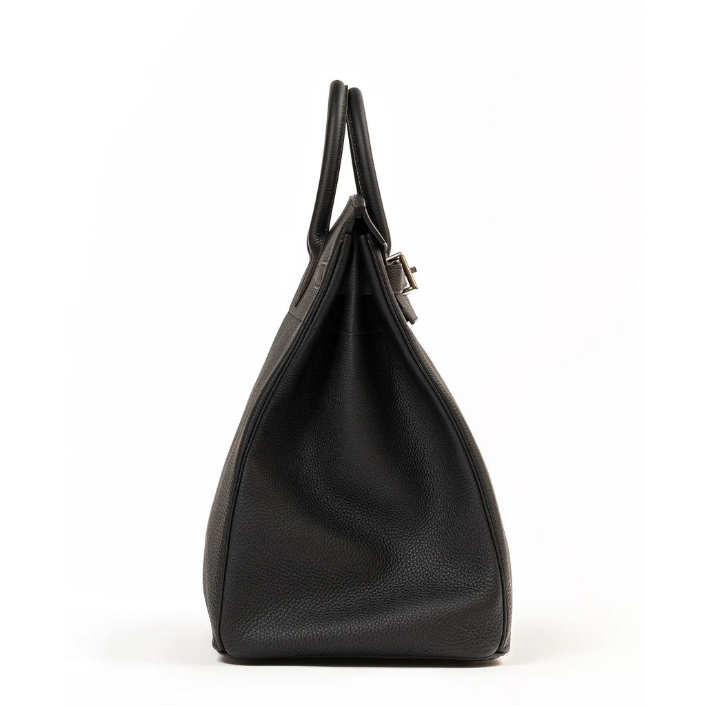 Hermès Hac Birkin 40 Black Togo Palladium Hardware