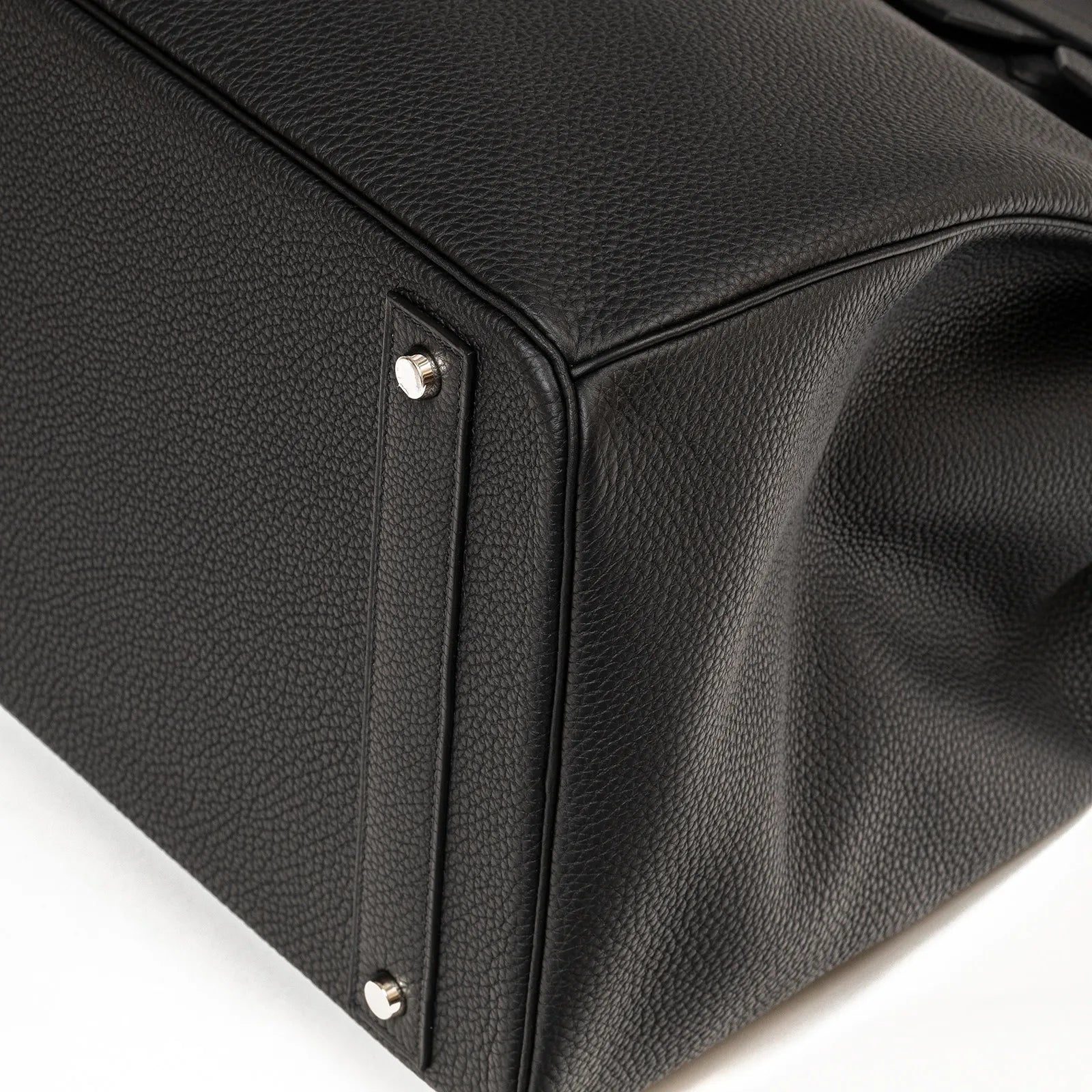 Hermès Hac Birkin 40 Black Togo Palladium Hardware
