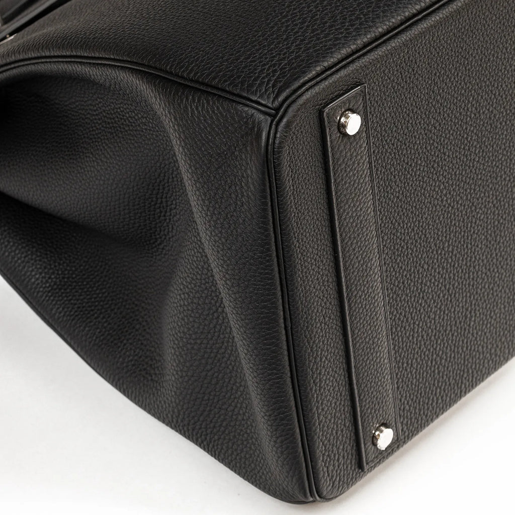 Hermès Hac Birkin 40 Black Togo Palladium Hardware