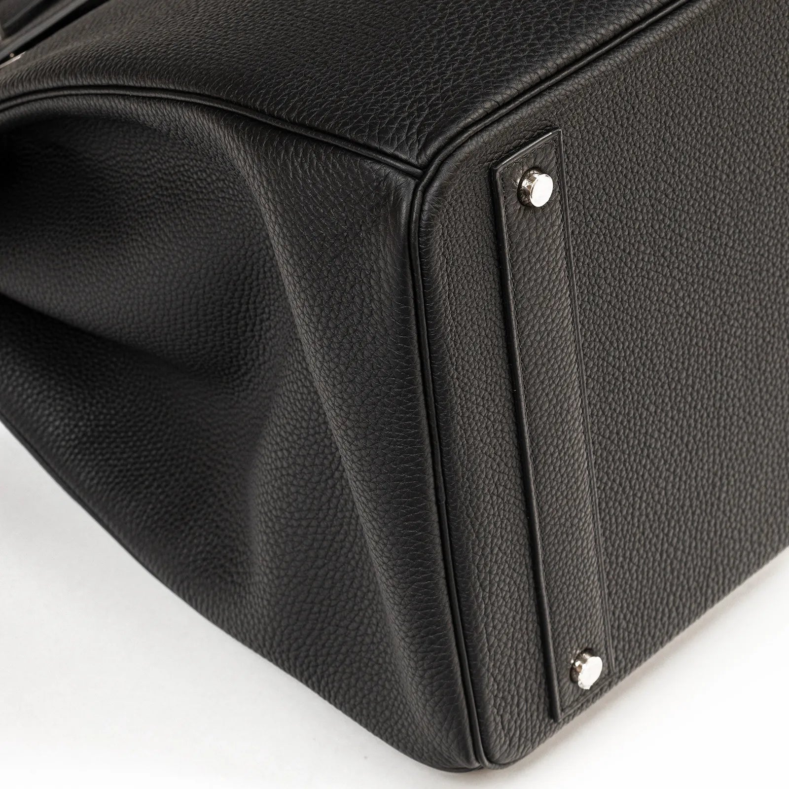 Hermès Hac Birkin 40 Black Togo Palladium Hardware